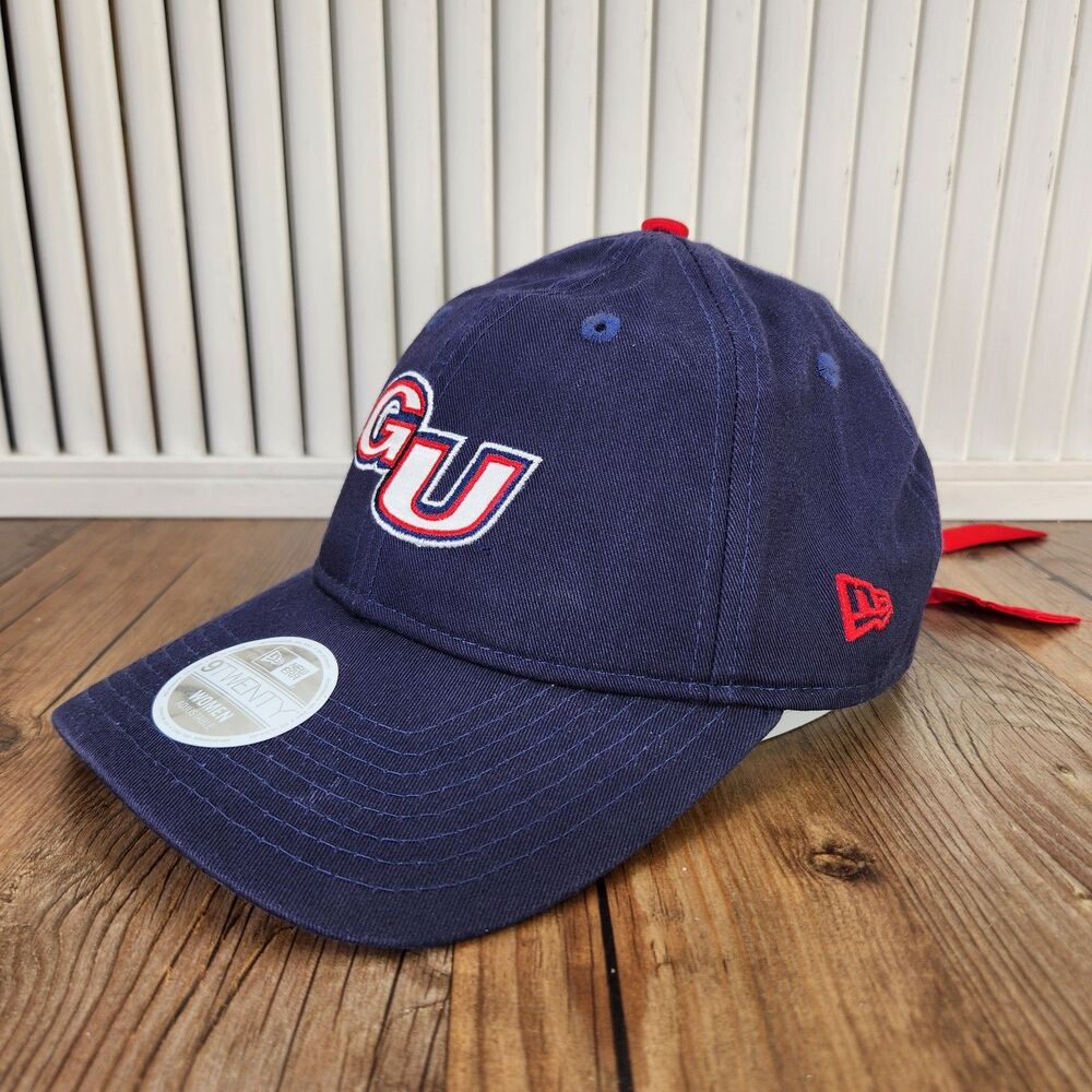 New Era 9twenty Gonzaga Bulldogs GU Bow-Back Baseball Cap Navy Blue Womens Hat